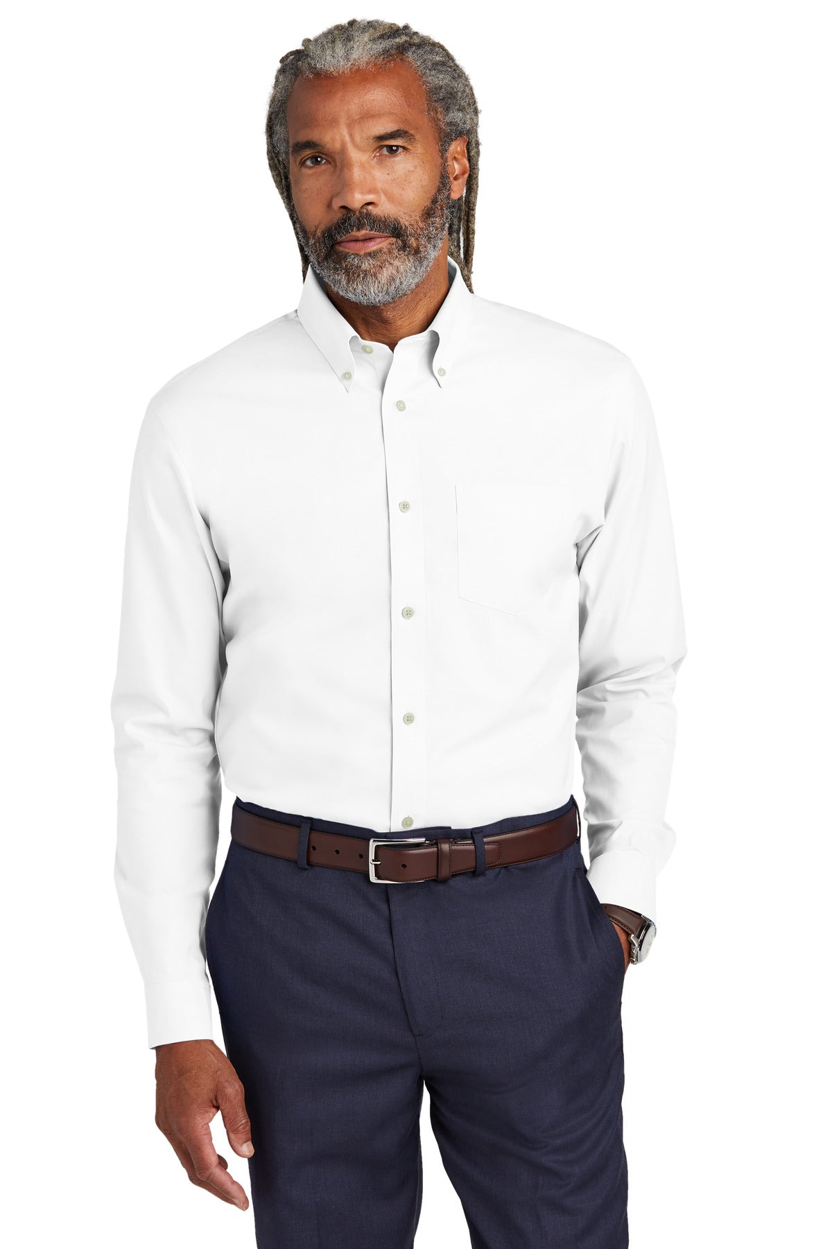 Brooks Brothers ® Wrinkle-Free Stretch Pinpoint Shirt BB18000