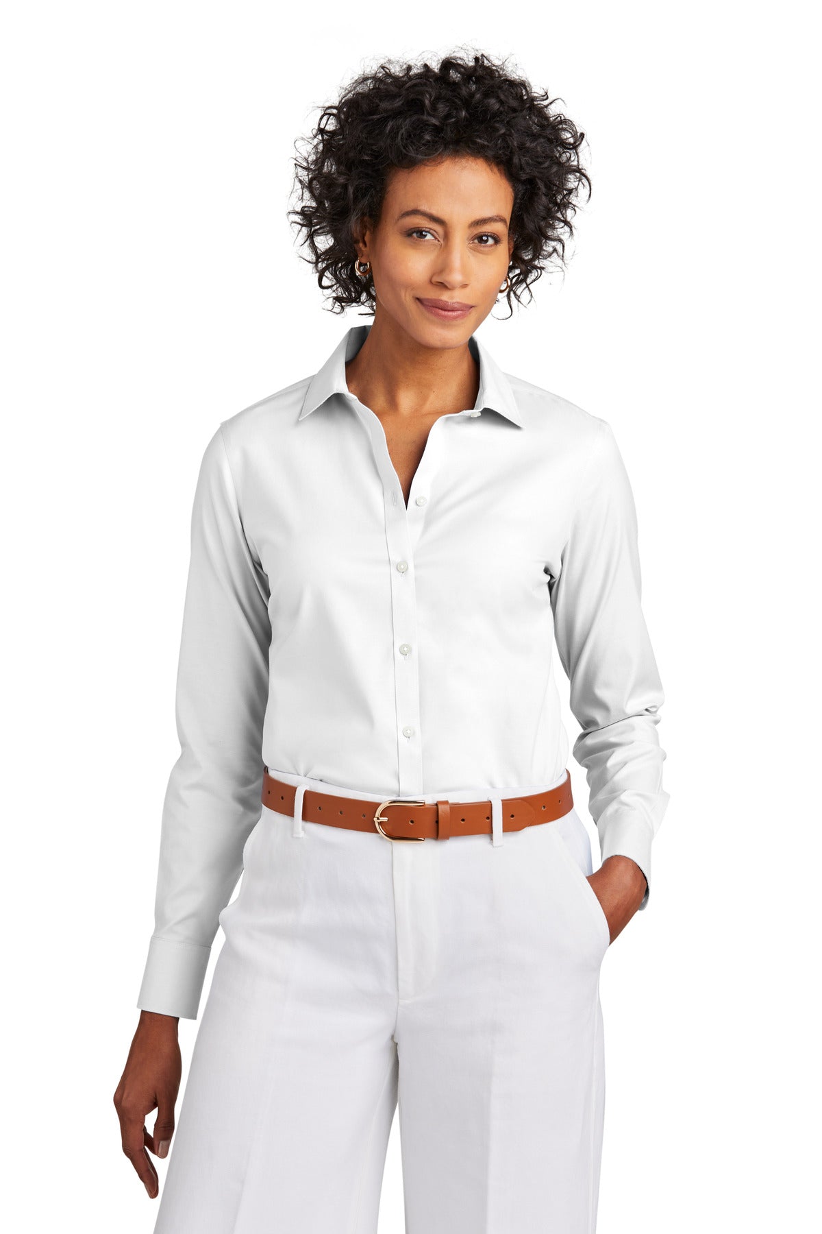 Brooks Brothers ® Women's Wrinkle-Free Stretch Pinpoint Shirt BB18001