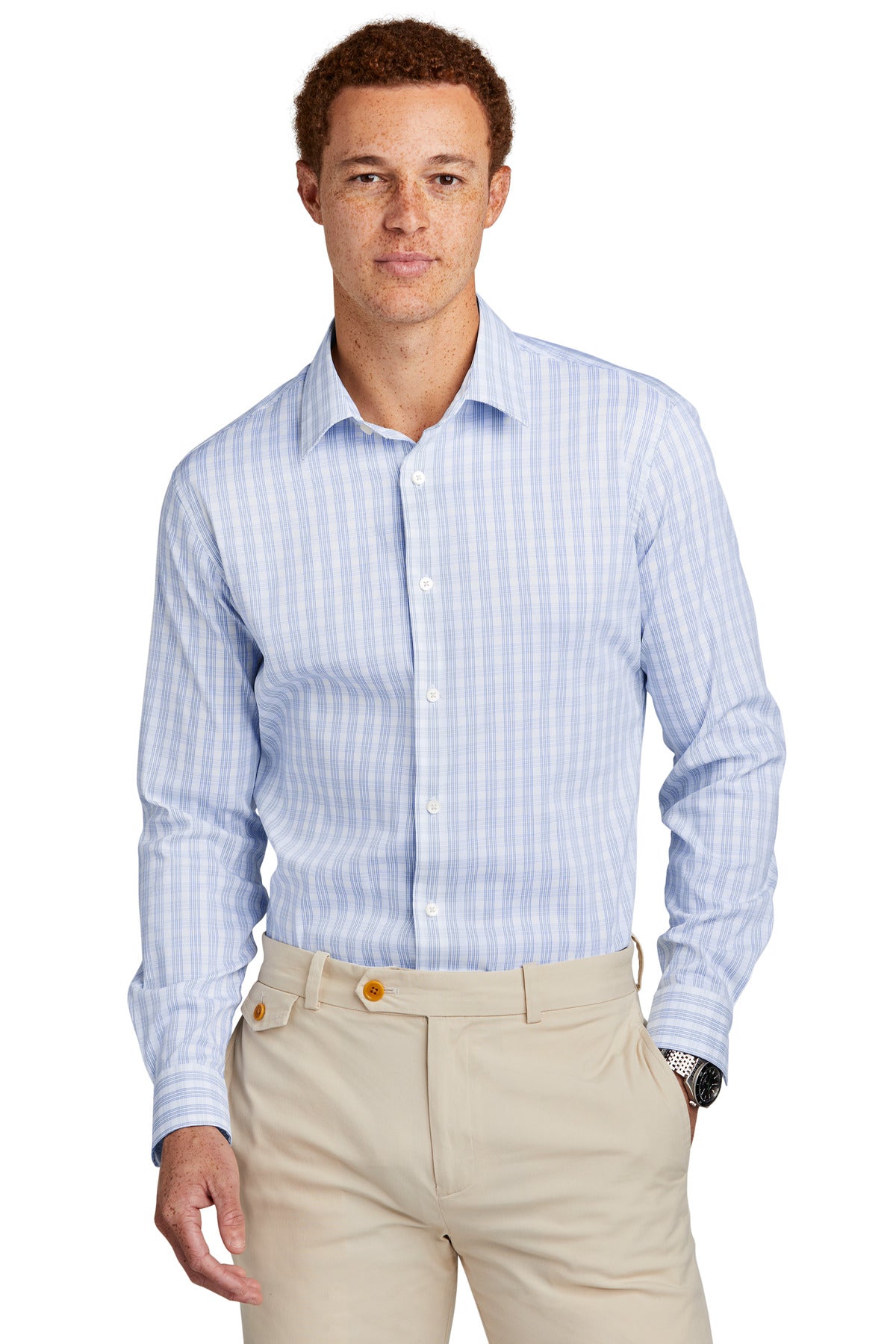 Brooks Brothers ® Tech Stretch Patterned Shirt BB18006