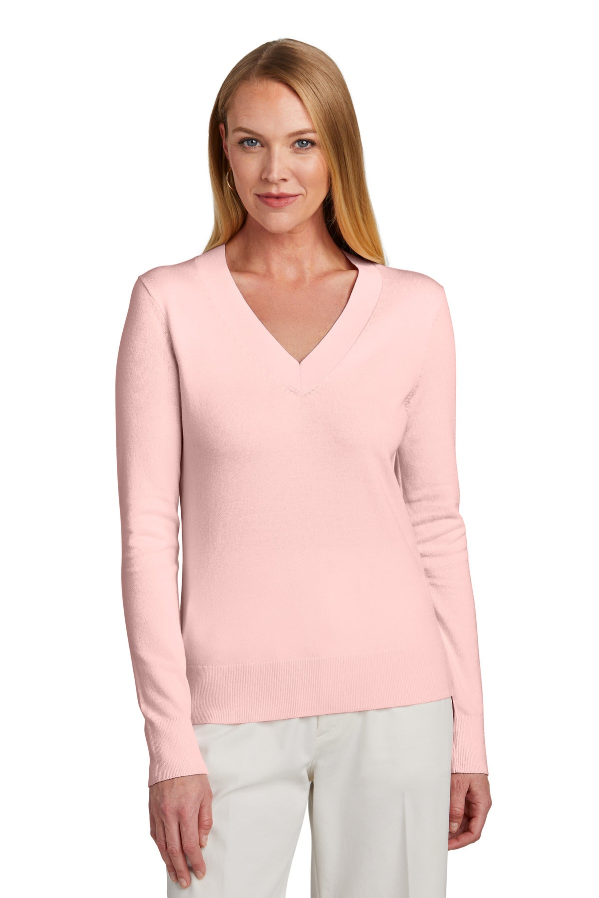 Brooks Brothers ® Women's Cotton Stretch V-Neck Sweater BB18401
