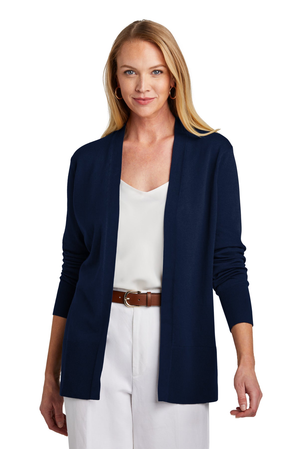 Brooks Brothers ® Women's Cotton Stretch Long Cardigan Sweater BB18403