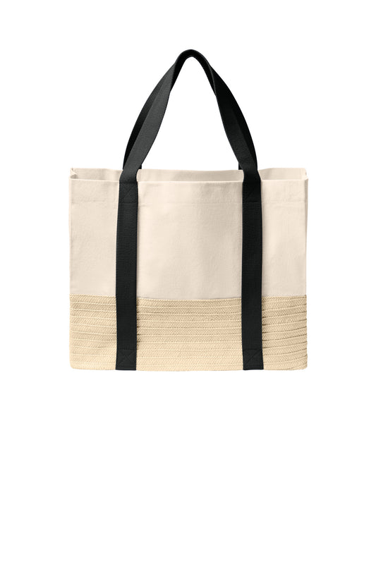 Port Authority ® Straw Market Tote BG450