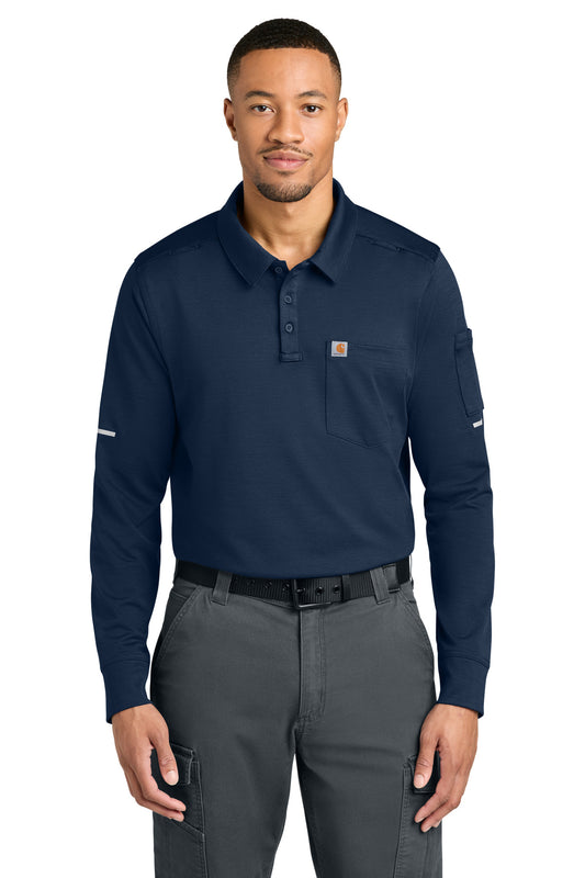 Carhartt ® FLD & RSCU Long Sleeve Polo CTC16129