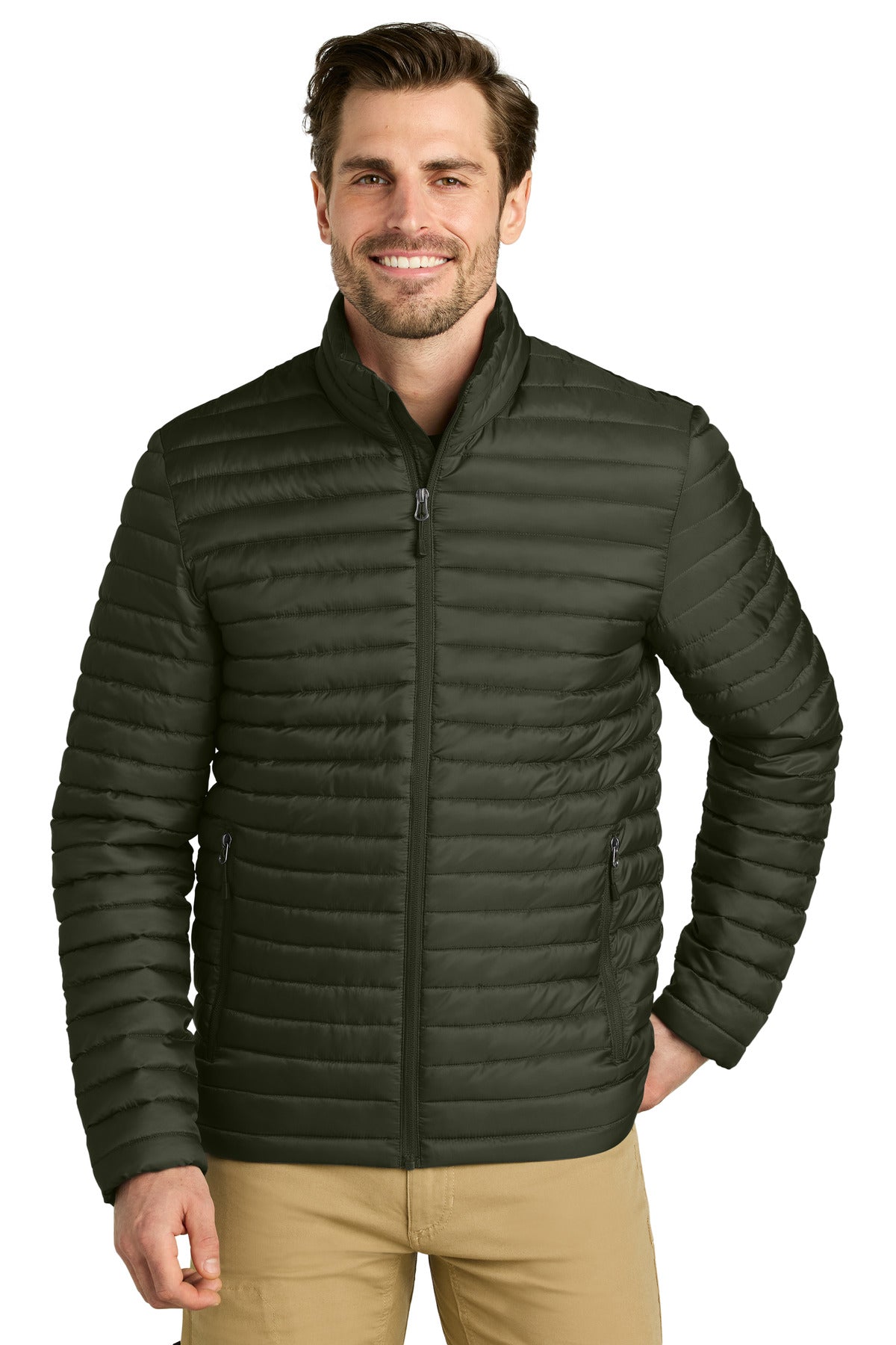 Chaqueta acolchada plegable con cremallera completa Eddie Bauer® EB514