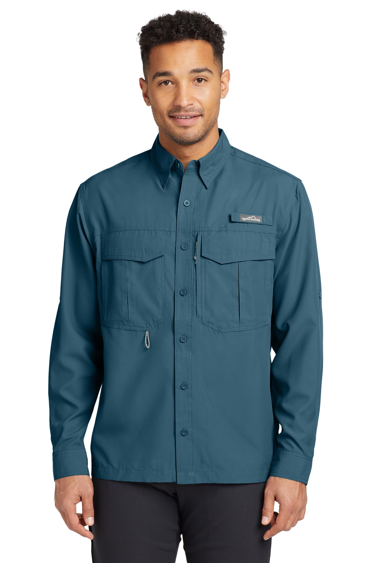 Eddie Bauer ® - Camisa de pesca deportiva de manga larga. EB600