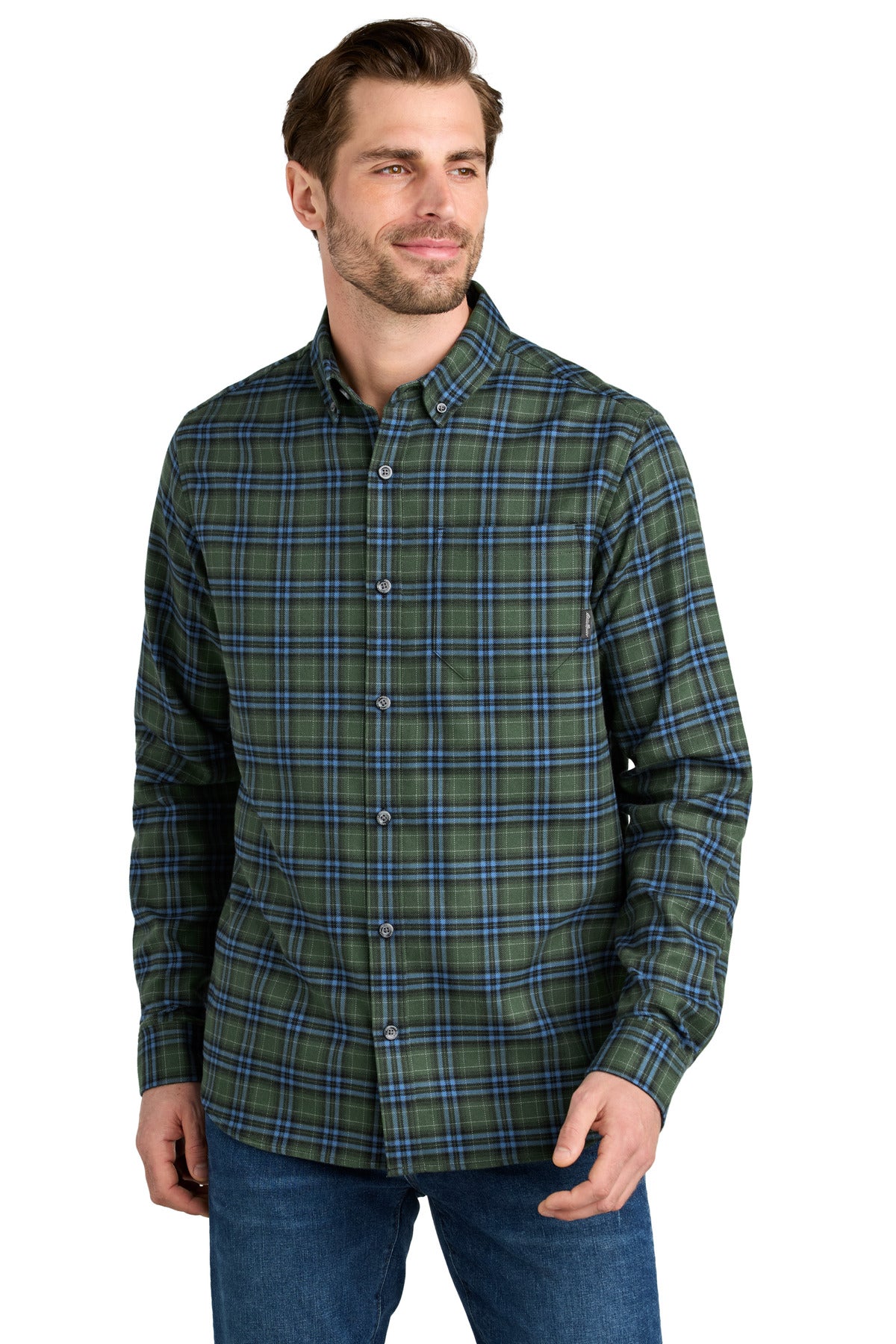 Camisa de franela a cuadros de manga larga favorita de Eddie Bauer® EB610
