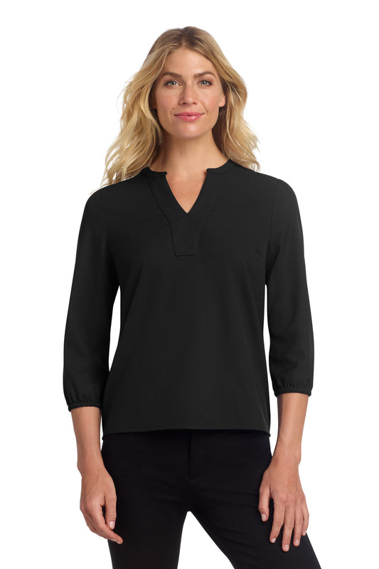 Mercer+Mettle ® Women's Stretch Crepe 3/4-Sleeve Blouse MM2011