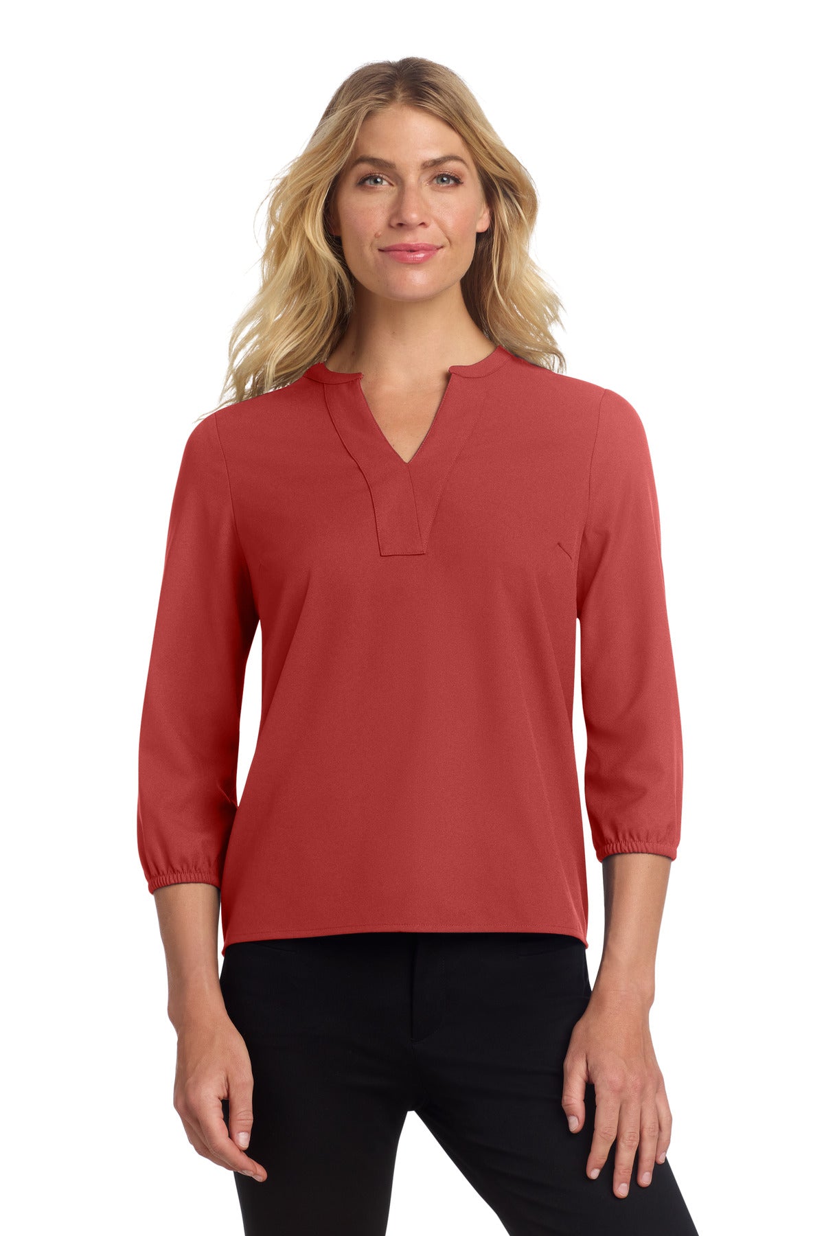 Mercer+Mettle ® Women's Stretch Crepe 3/4-Sleeve Blouse MM2011