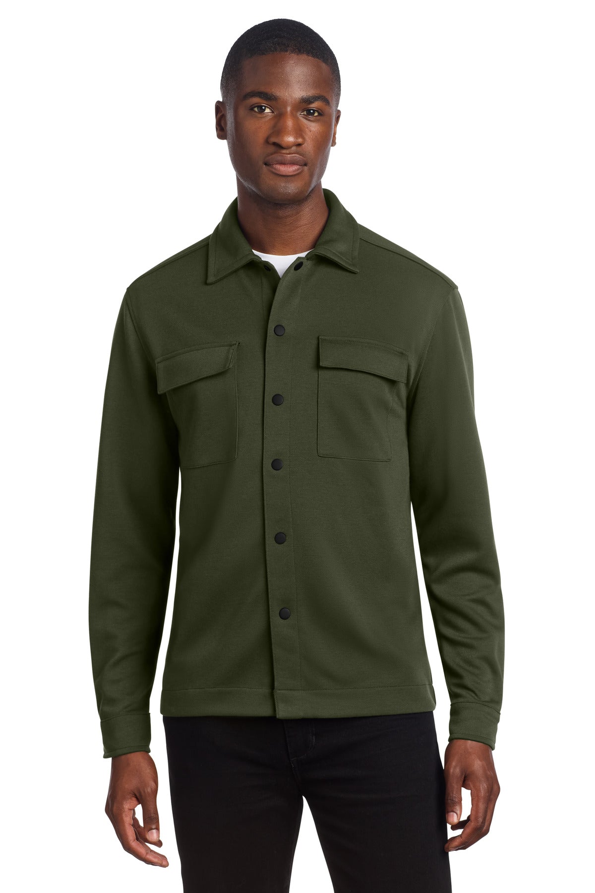 Mercer+Mettle ® Double-Knit Snap Front Jacket MM3004