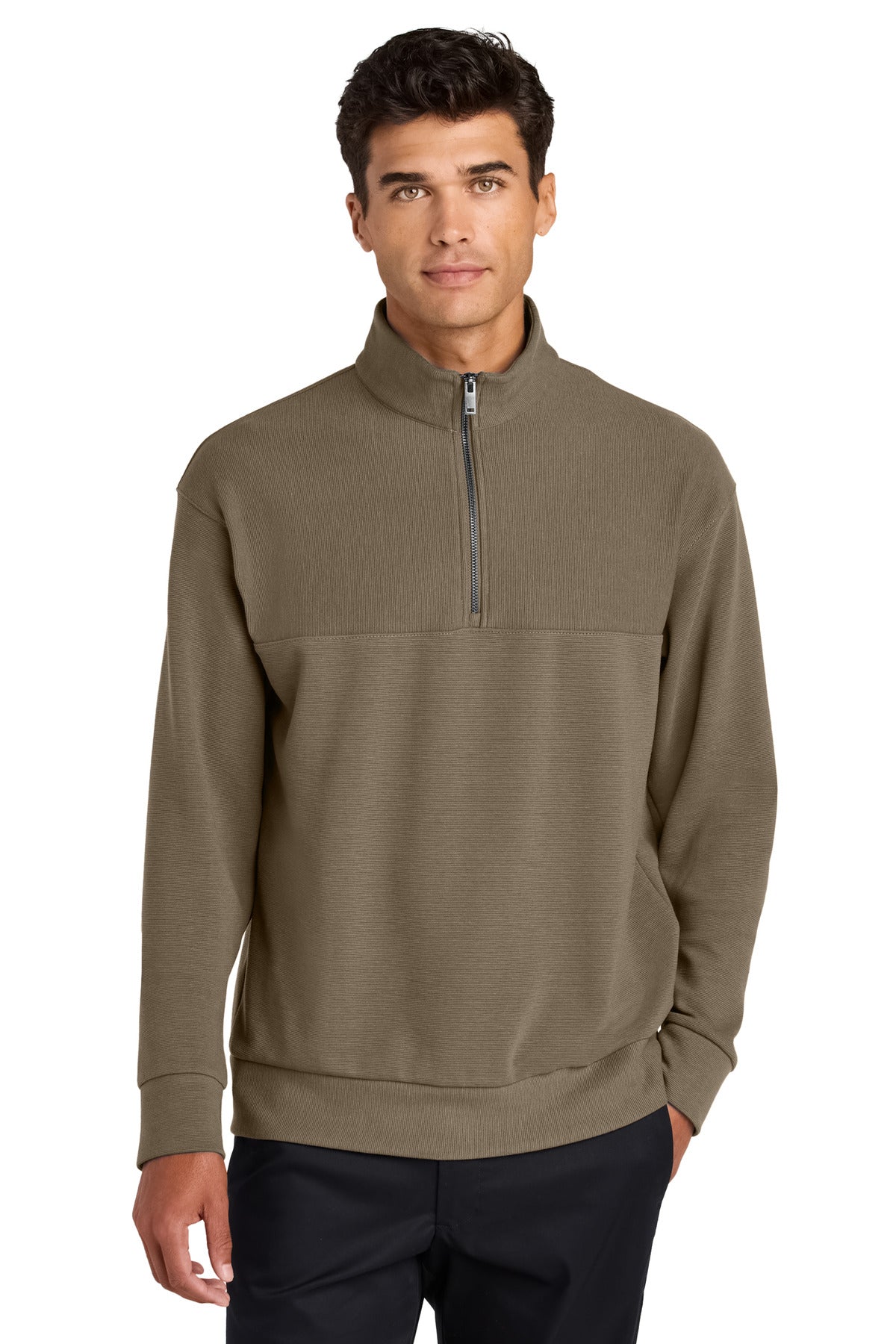 Mercer+Mettle ® Linear Texture 1/4-Zip MM3040