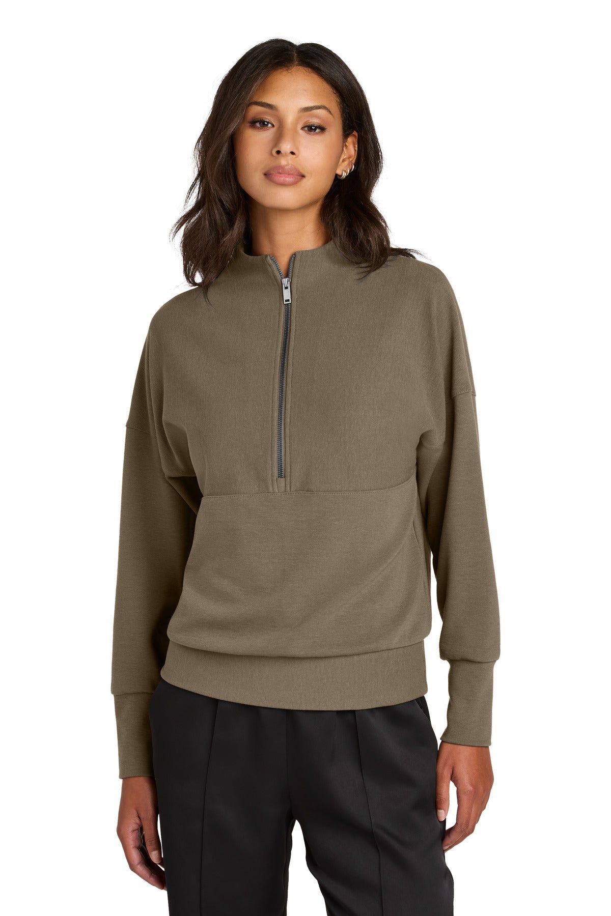 Mercer+Mettle ® Women's Linear Texture 1/4-Zip MM3041