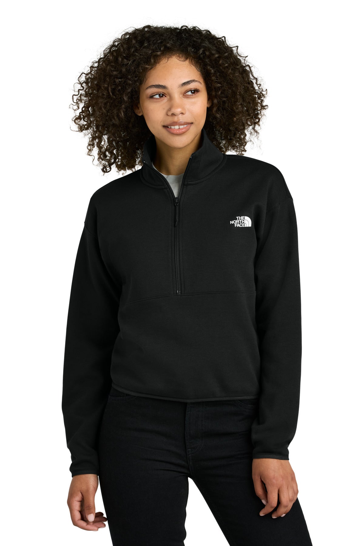 Polar de punto doble con media cremallera para mujer The North Face ® NF0A8C5H