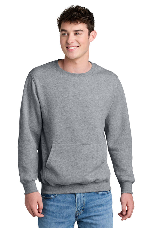 Port & Co ™ Core Fleece Crewneck Pocket Sweatshirt PC78PKT