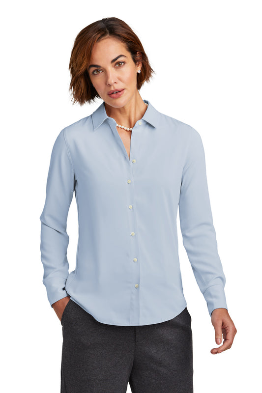 Brooks Brothers ®  Women's Full-Button Satin Blouse BB18007