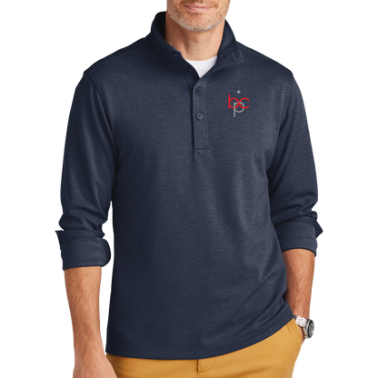 Brooks Brothers® Capa intermedia elástica de 1/2 botón BB18202