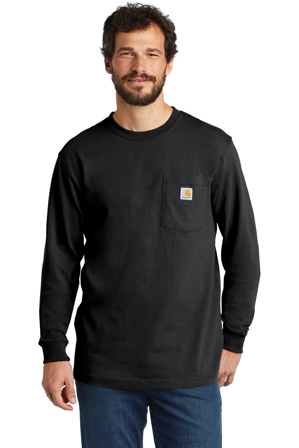 Camiseta de manga larga con bolsillo de Carhartt® Workwear. CTK126