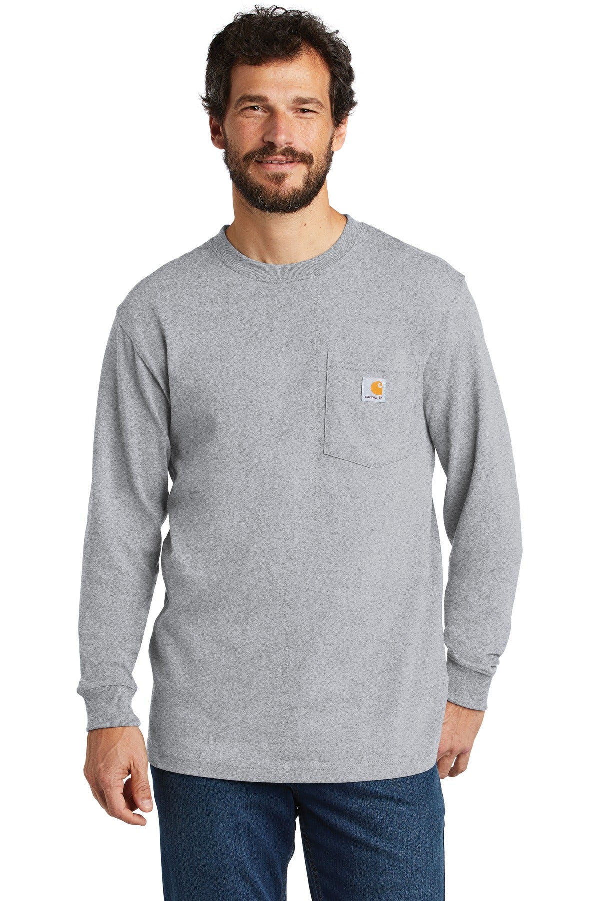 Camiseta de manga larga con bolsillo de Carhartt® Workwear. CTK126