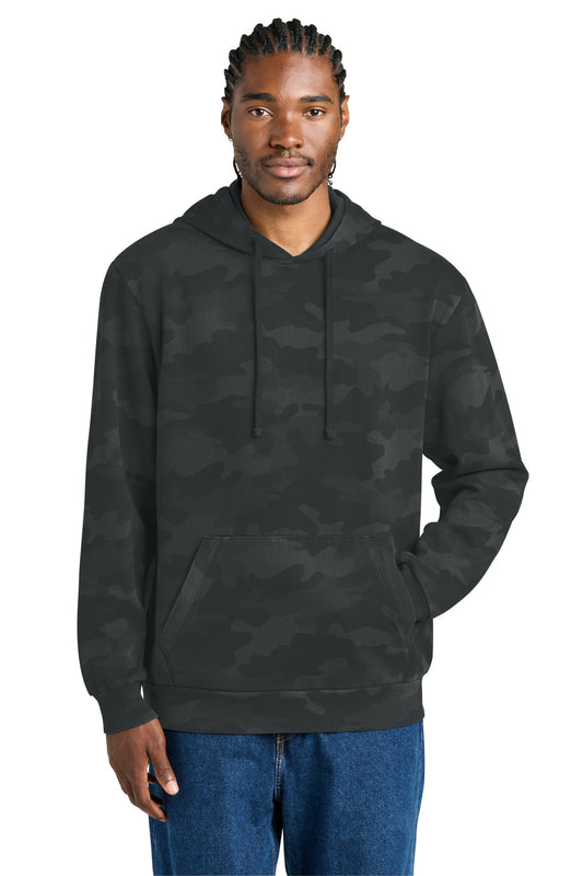 District Wash ™  Camo Fleece Hoodie DT2200C