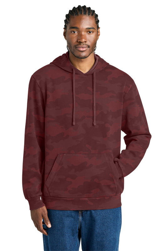 District Wash ™  Camo Fleece Hoodie DT2200C