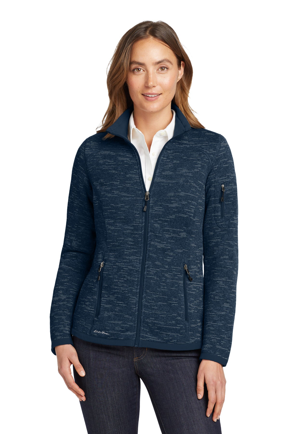 Suéter de polar con cremallera completa para mujer Eddie Bauer®. EB251