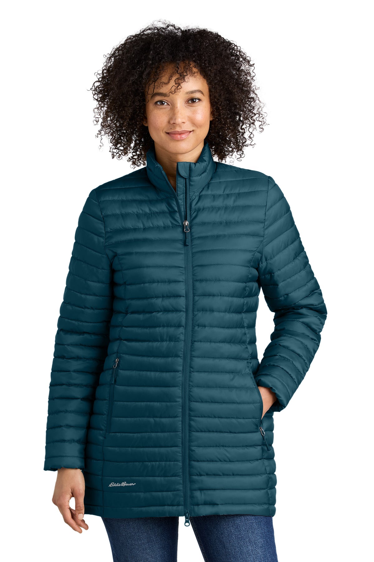 Chaqueta acolchada plegable con cremallera completa para mujer de Eddie Bauer® EB515