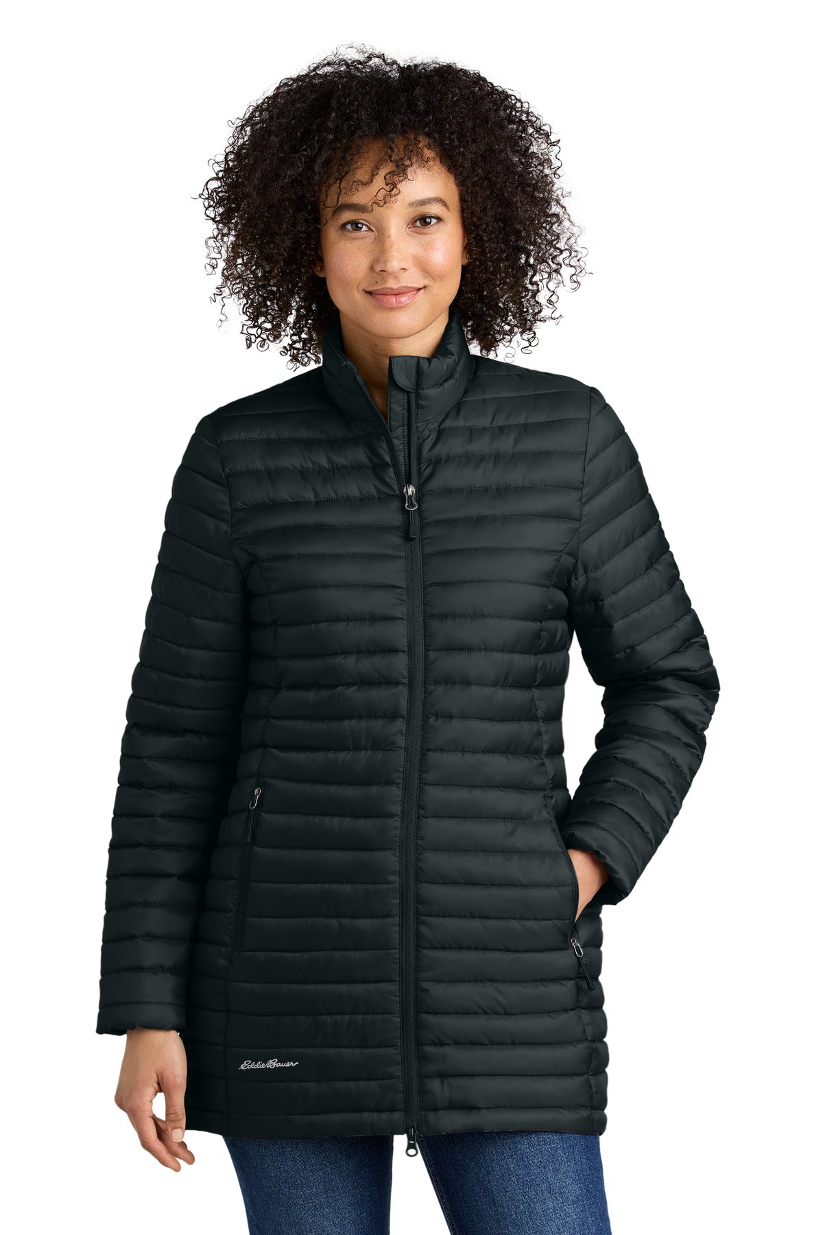 Chaqueta acolchada plegable con cremallera completa para mujer de Eddie Bauer® EB515