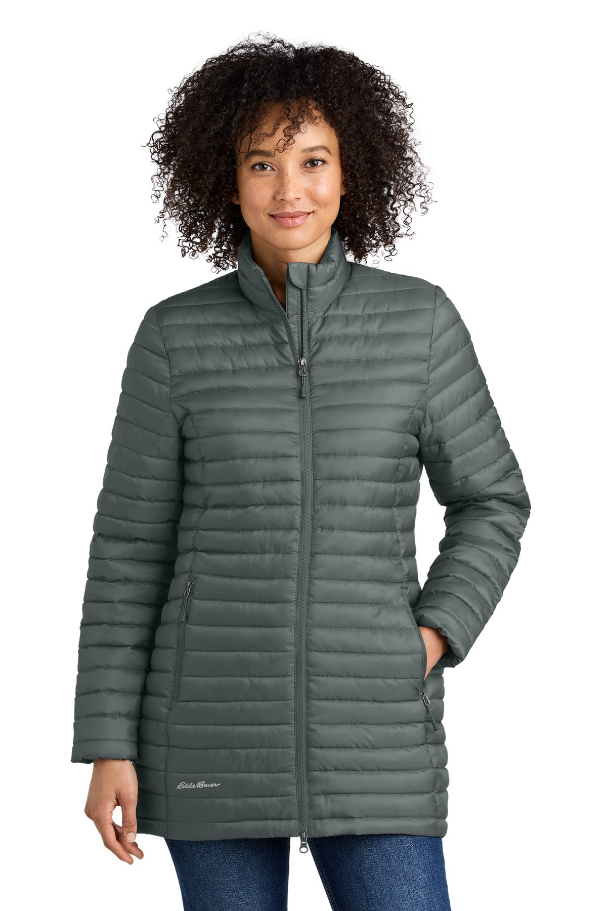 Chaqueta acolchada plegable con cremallera completa para mujer de Eddie Bauer® EB515
