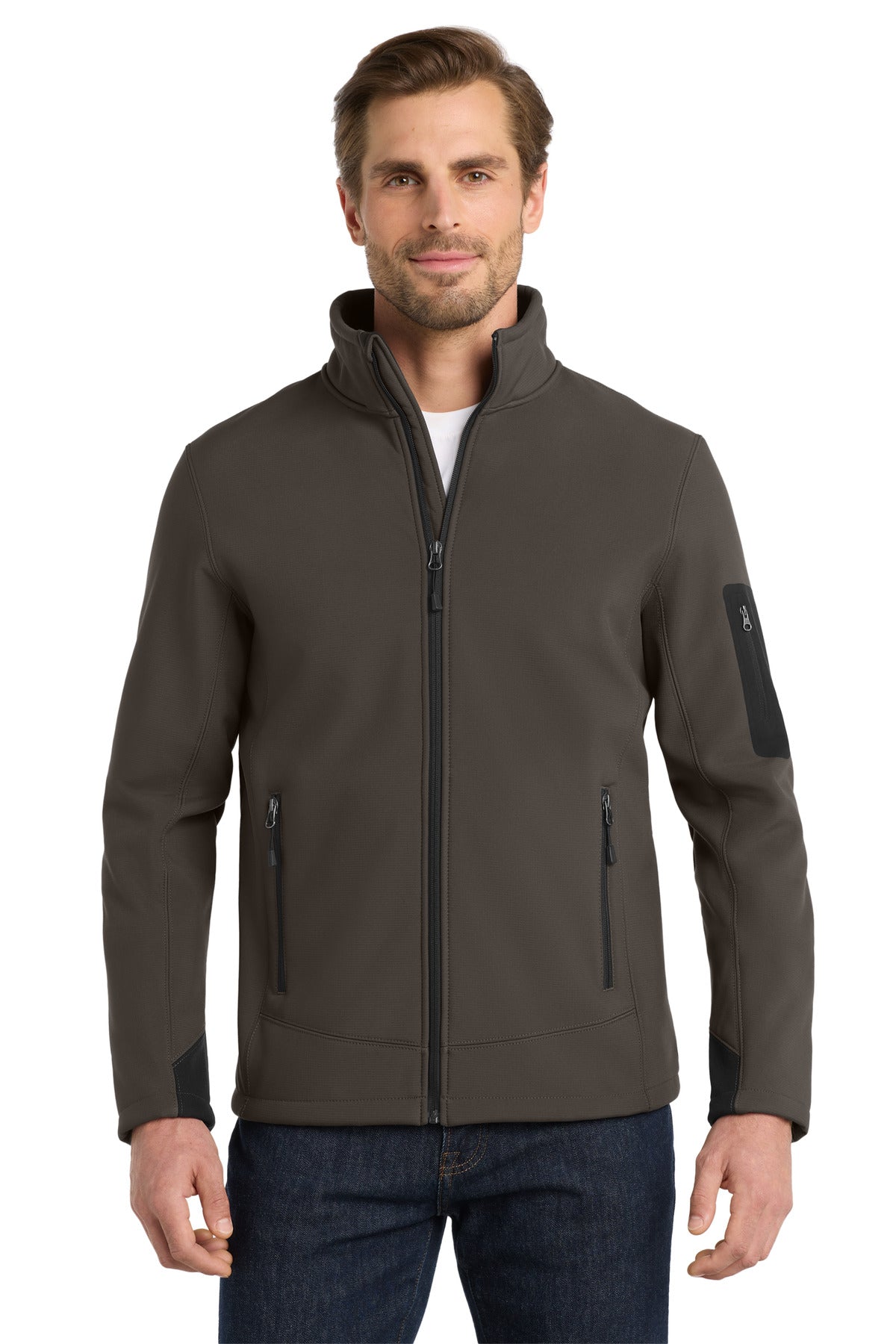 Chaqueta Softshell resistente con tejido antidesgarro Eddie Bauer®. EB534