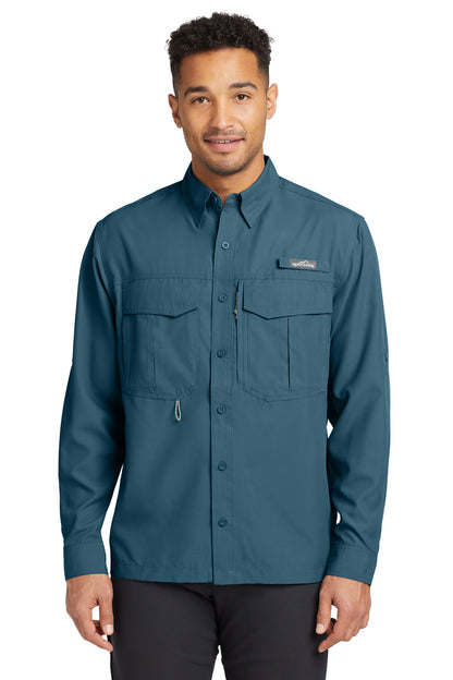 Eddie Bauer ® - Camisa de pesca deportiva de manga larga. EB600