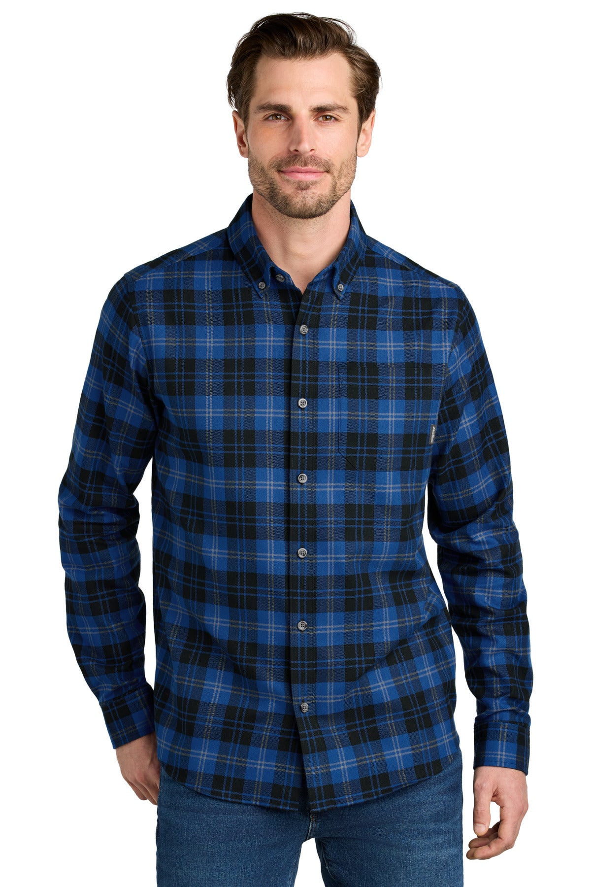 Camisa de franela a cuadros de manga larga favorita de Eddie Bauer® EB610