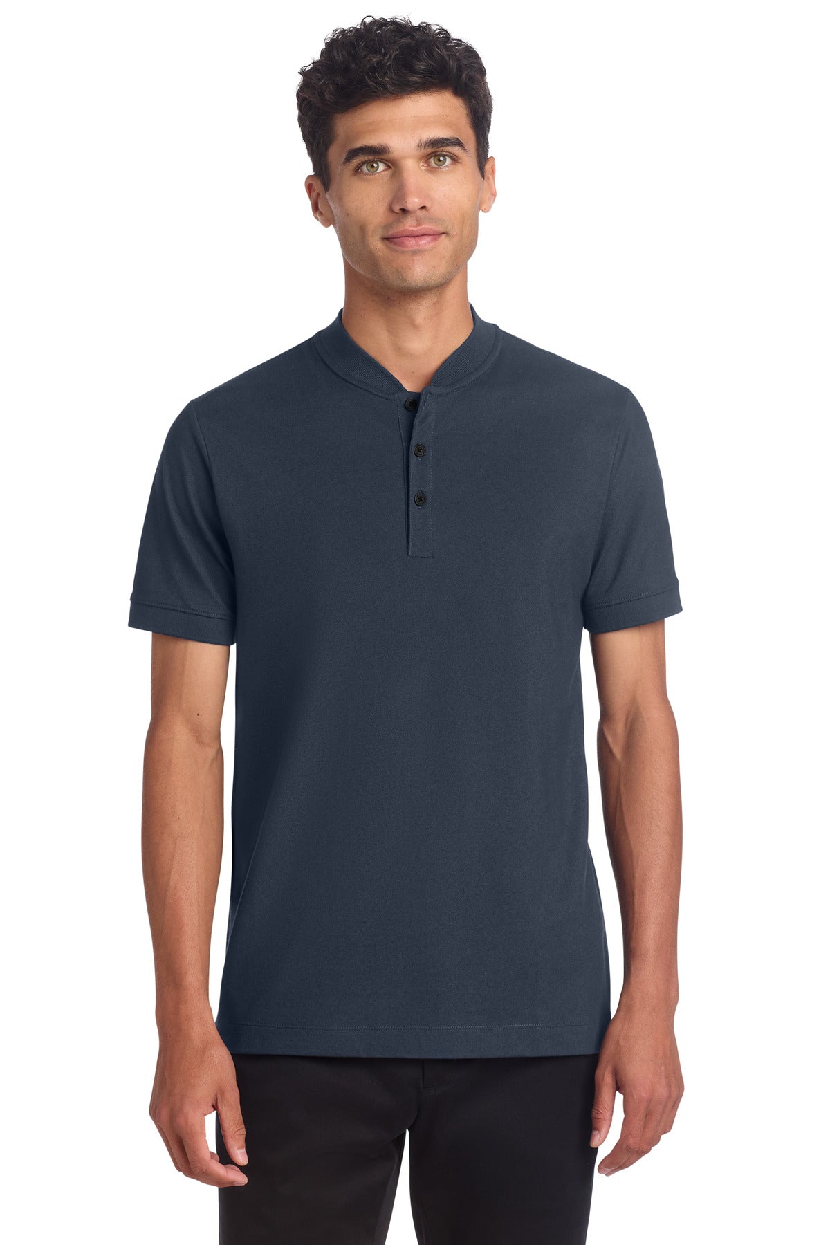 Mercer+Mettle ®  Stretch Pique Henley MM1008