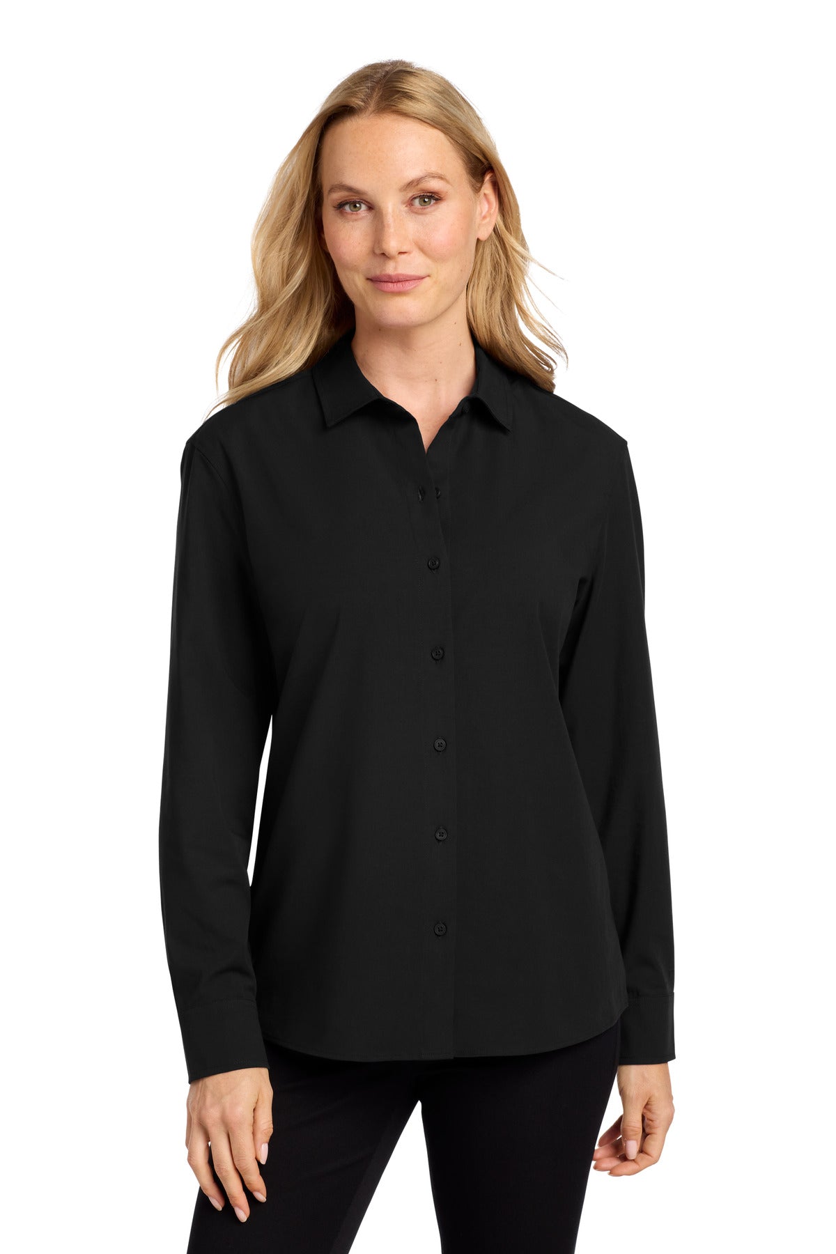 Mercer+Mettle ®  Women's Long Sleeve Stretch Woven Shirt MM2001