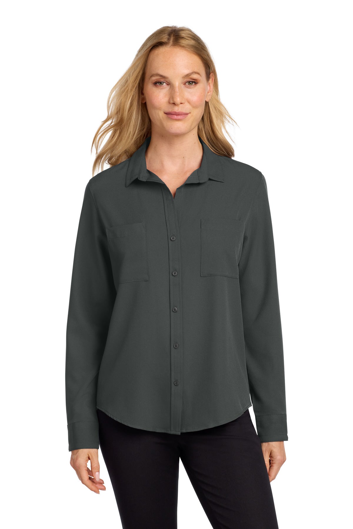 Mercer+Mettle ®  Women's Stretch Crepe Long Sleeve Camp MM2013