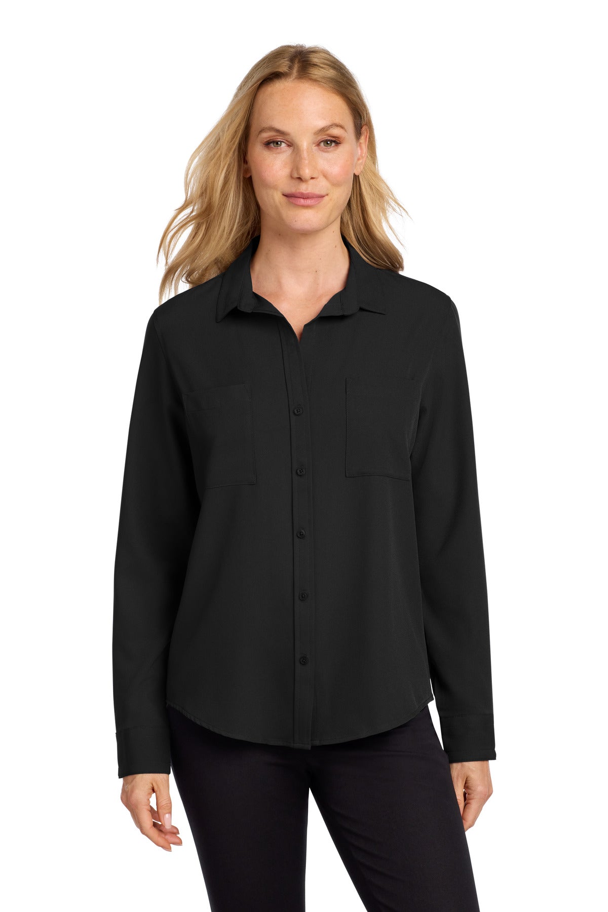 Mercer+Mettle ®  Women's Stretch Crepe Long Sleeve Camp MM2013