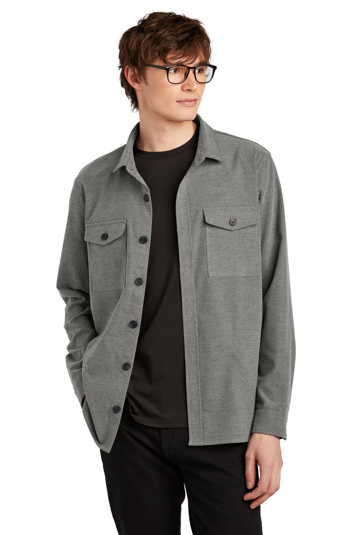 Mercer+Mettle ®  Long Sleeve Twill Overshirt MM2020