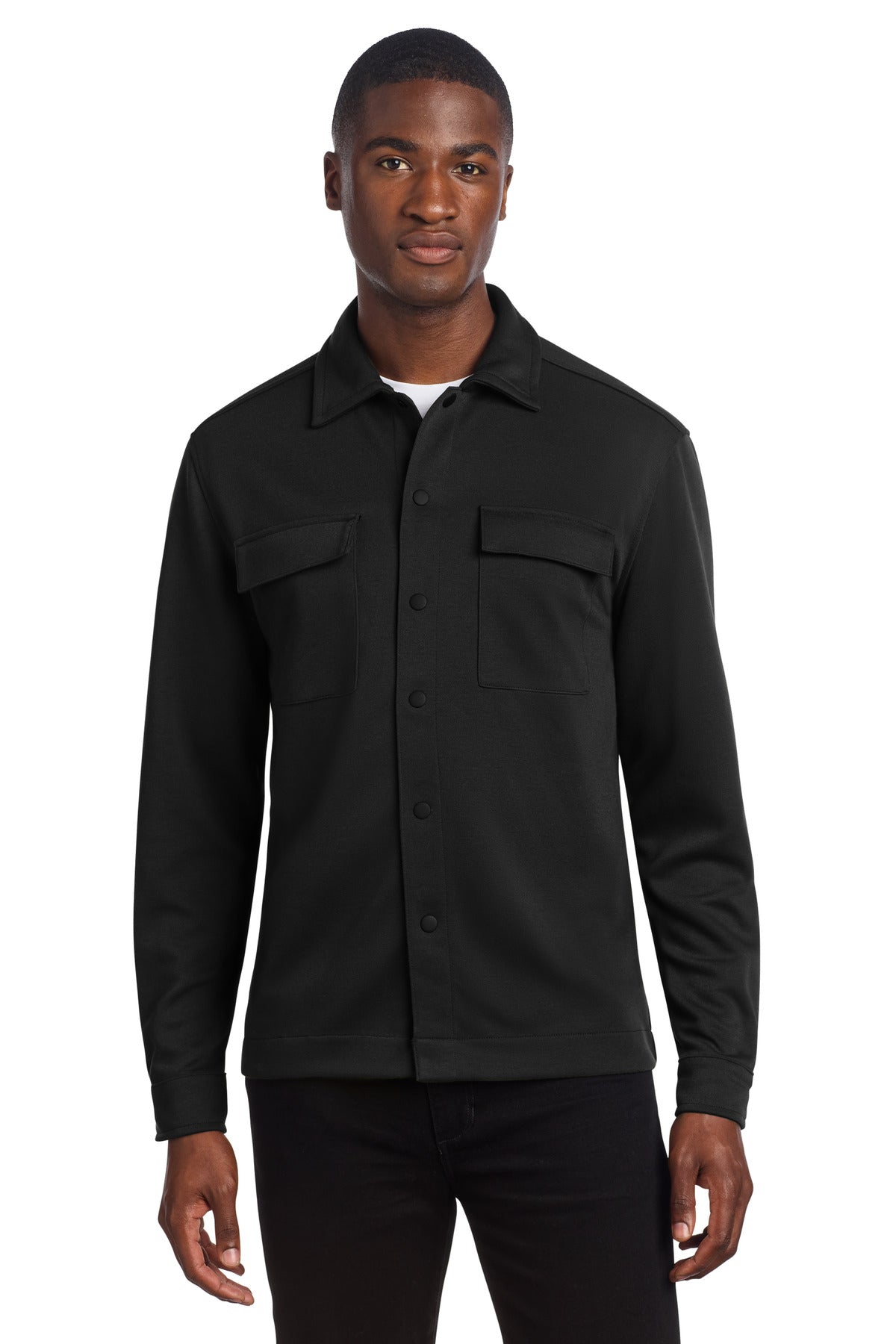 Mercer+Mettle ®  Double-Knit Snap Front Jacket MM3004