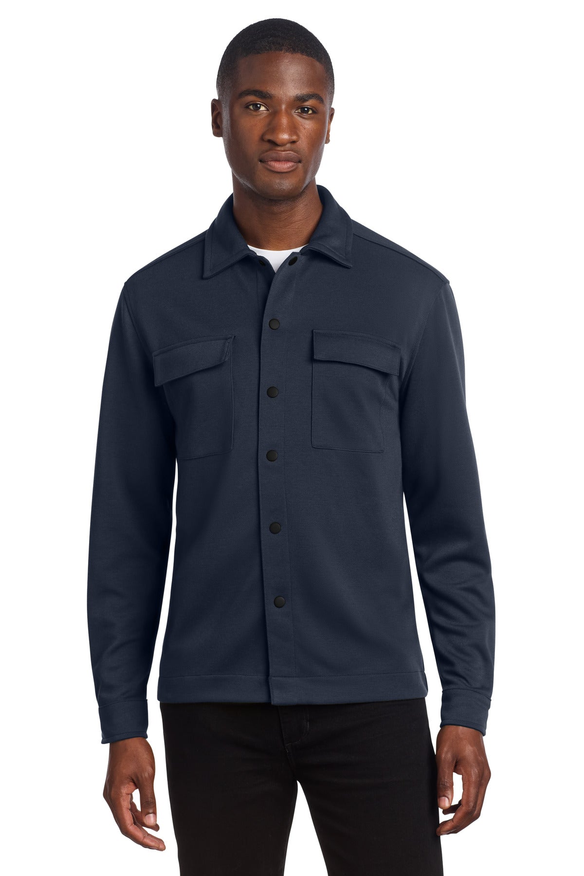 Mercer+Mettle ®  Double-Knit Snap Front Jacket MM3004