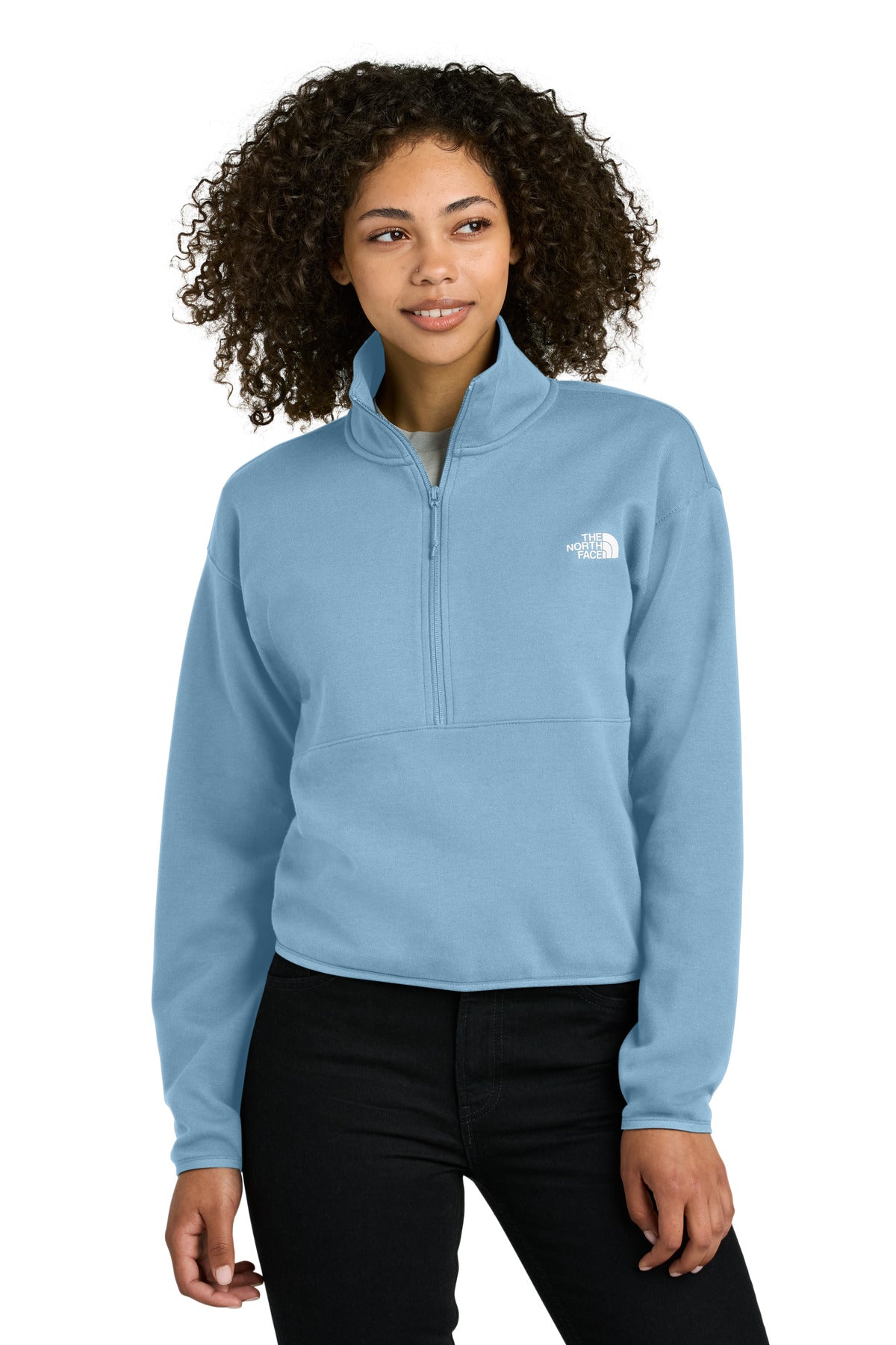 Polar de punto doble con media cremallera para mujer The North Face ® NF0A8C5H