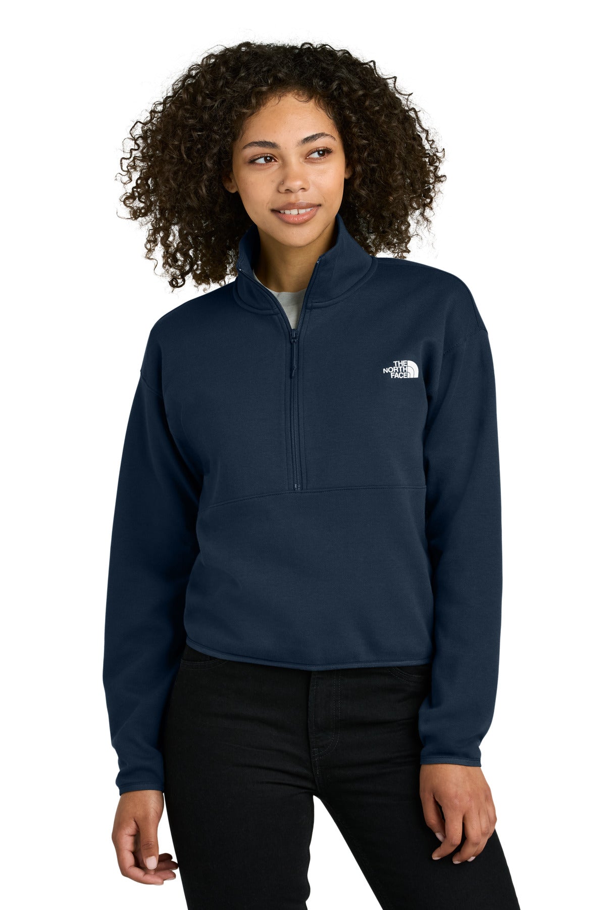 Polar de punto doble con media cremallera para mujer The North Face ® NF0A8C5H