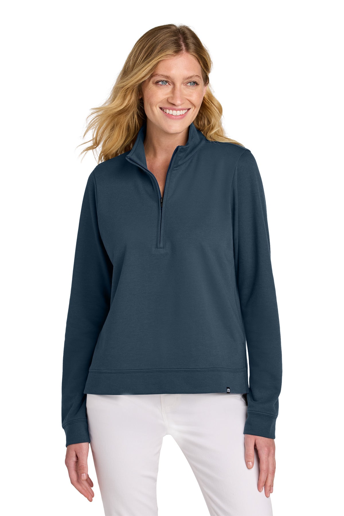 TravisMathew Coveside - Chaqueta de media cremallera para mujer TM1LD007