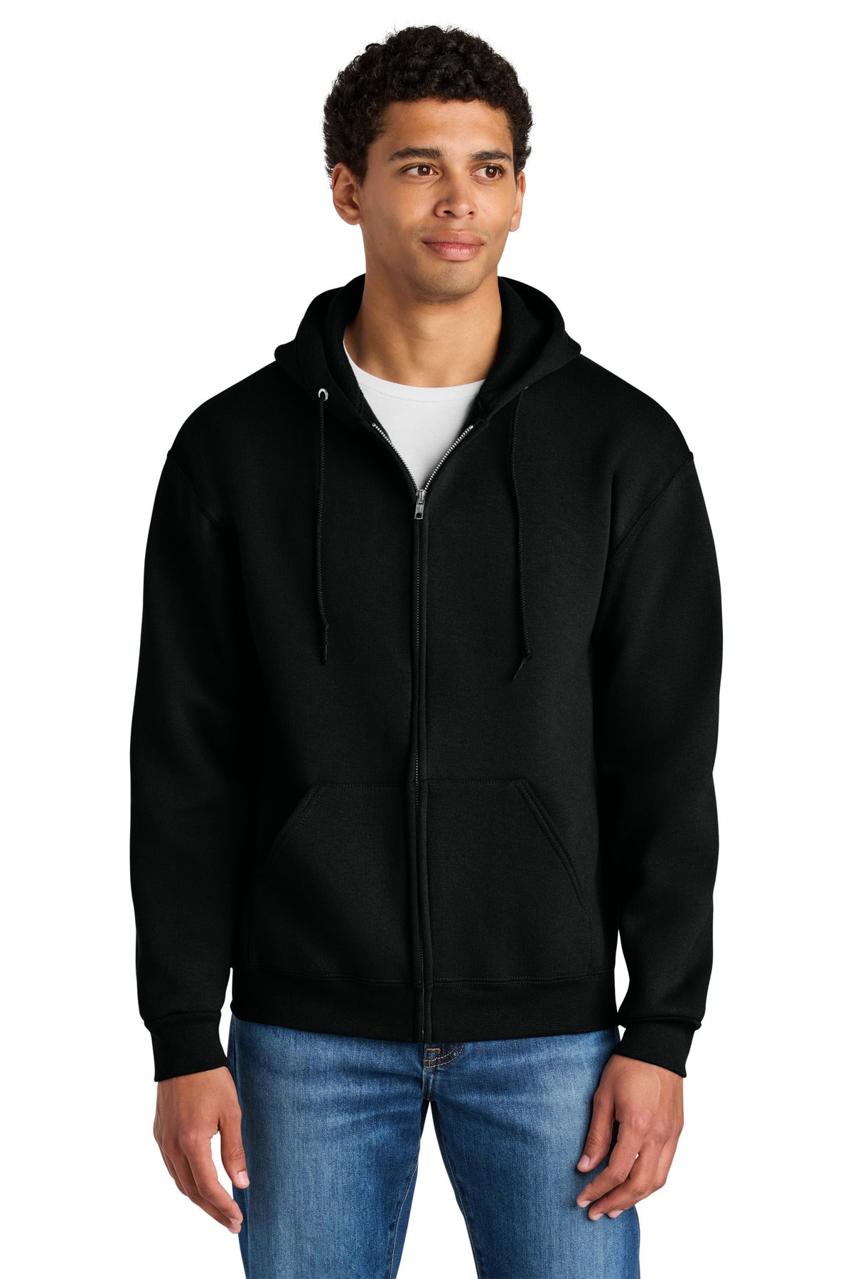 Jerzees Rugged ™  Unisex Full-Zip Hooded Sweatshirt Z12M